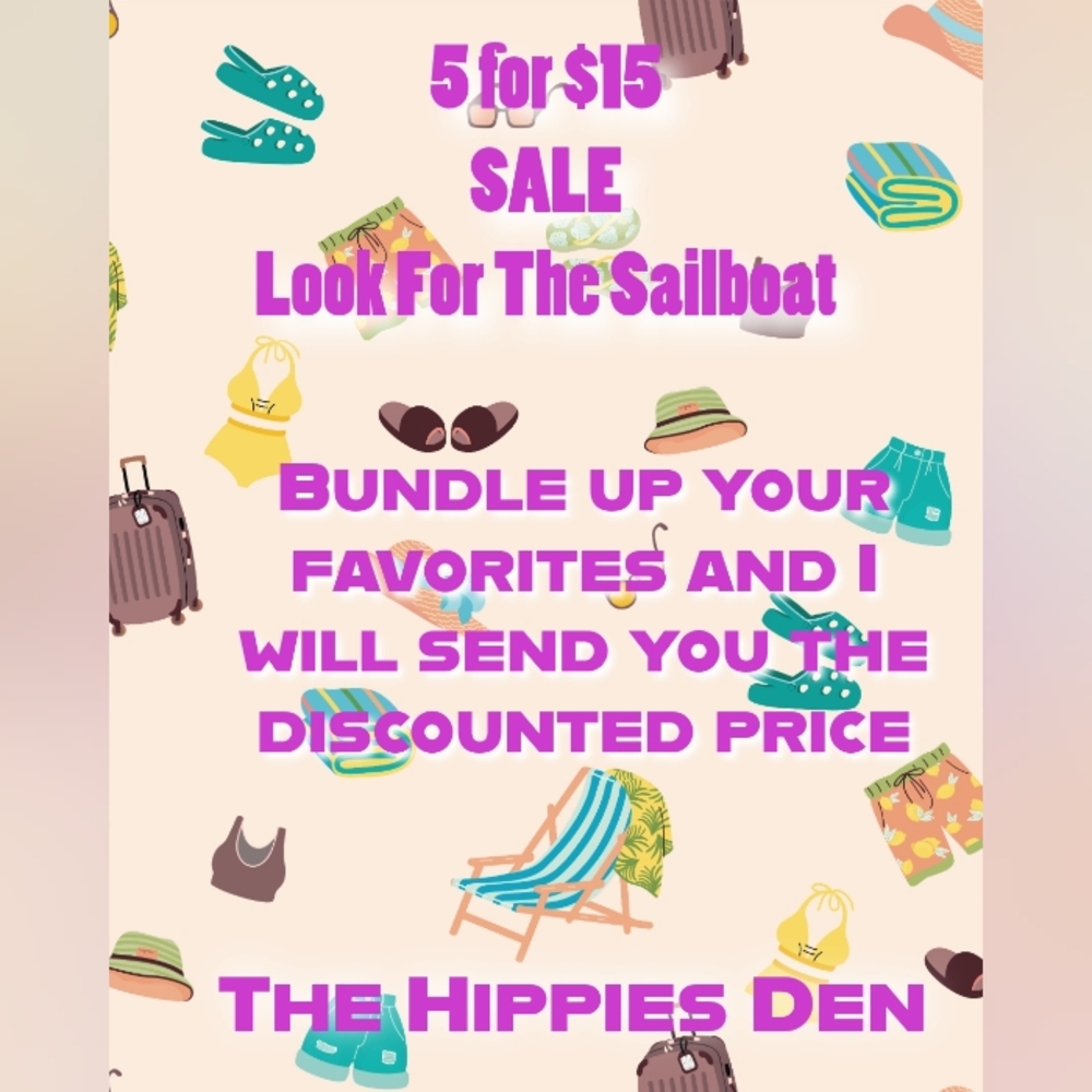 ⛵5/$15 ❤️New Items Listed More To Follow